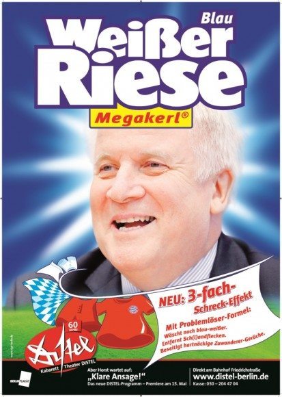 V-Mag - Distel Plakate 2014 Seehofer