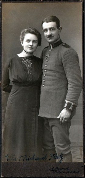 V-Mag - Flaschenpost - Ella Bromberg und Richard Platz Verlobung 1917