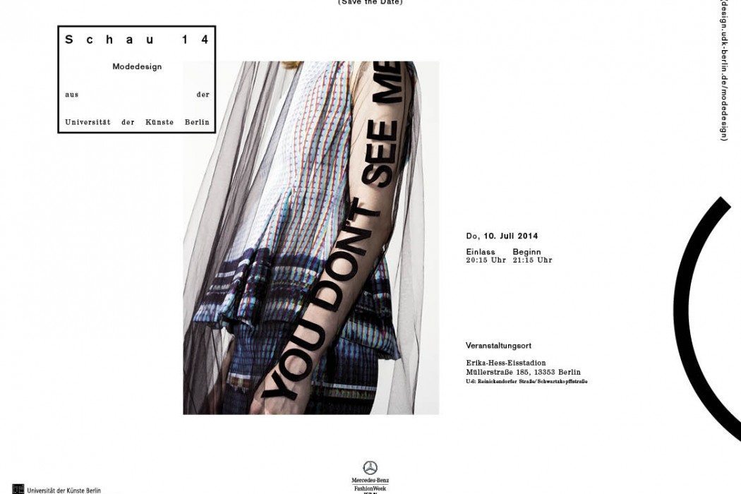 V-Mag schau 14 Fashion Show Modeistitut UdK Berlin