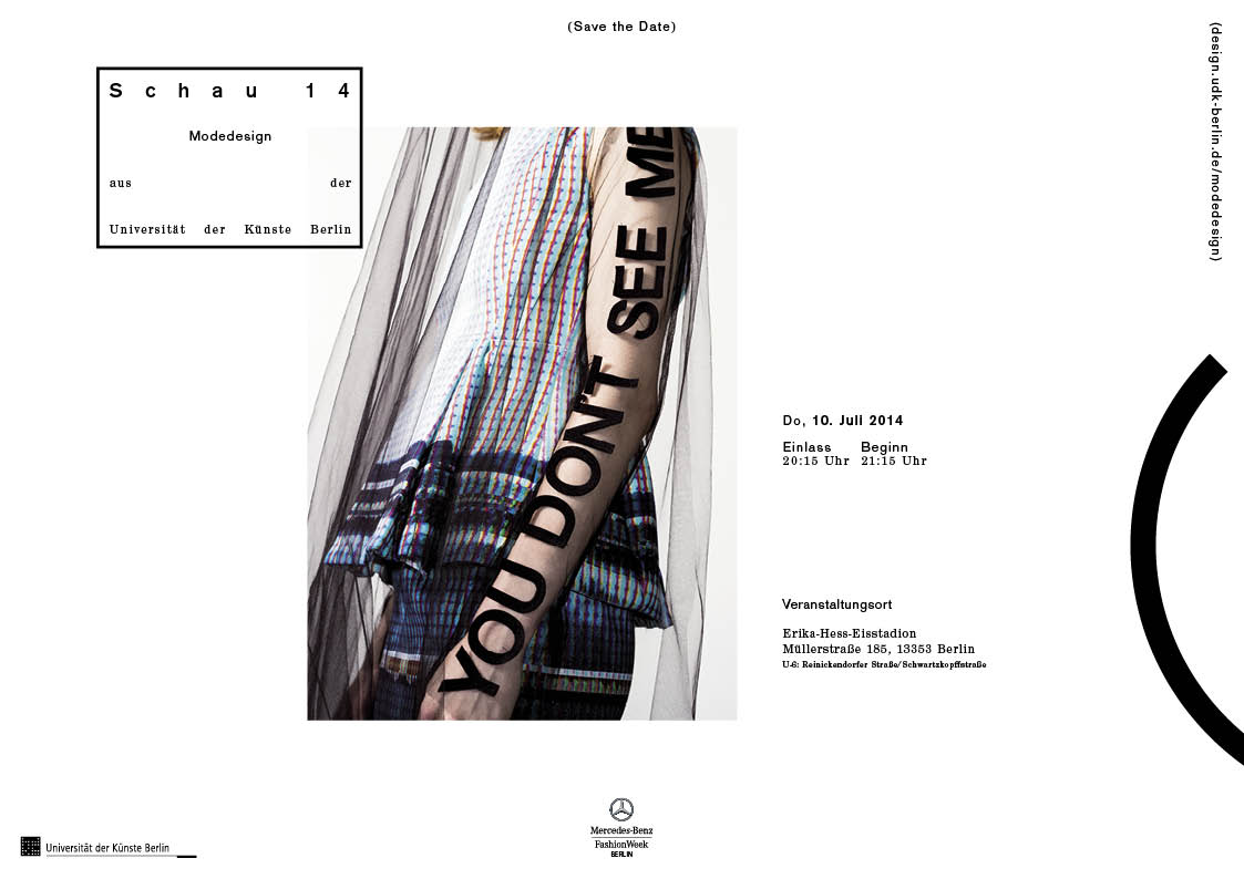 V-Mag schau 14 Fashion Show Modeistitut UdK Berlin