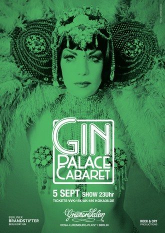 V-Mag - Gin Palace Cabaret Berlin - Plakat