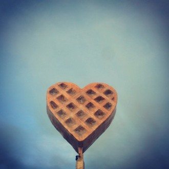 Herzwaffel Waffelherz im Mauerpark - Foto Stephanie Schneider Verfuehrer Das Beste aus Berlin