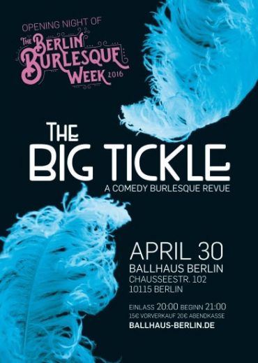 Verführer - Das Beste aus Berlin - The Big Tickle 2016 - Flyer